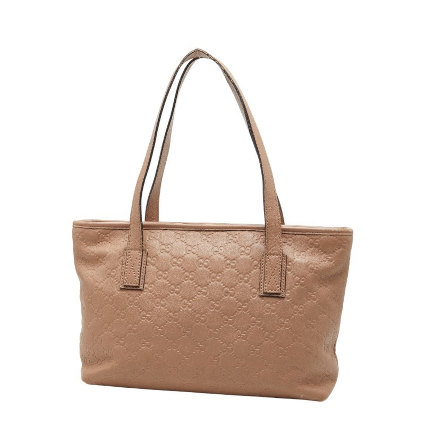 Gucci Beige Leather Handbag Tote Bag ( )