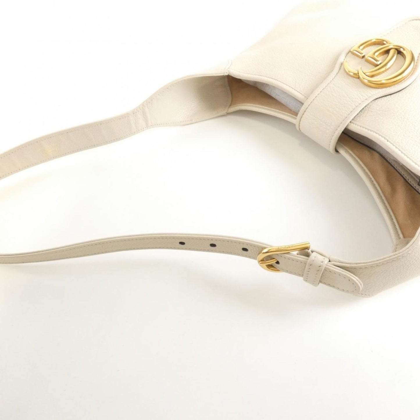Gucci Gray Leather Shoulder Bag ( )