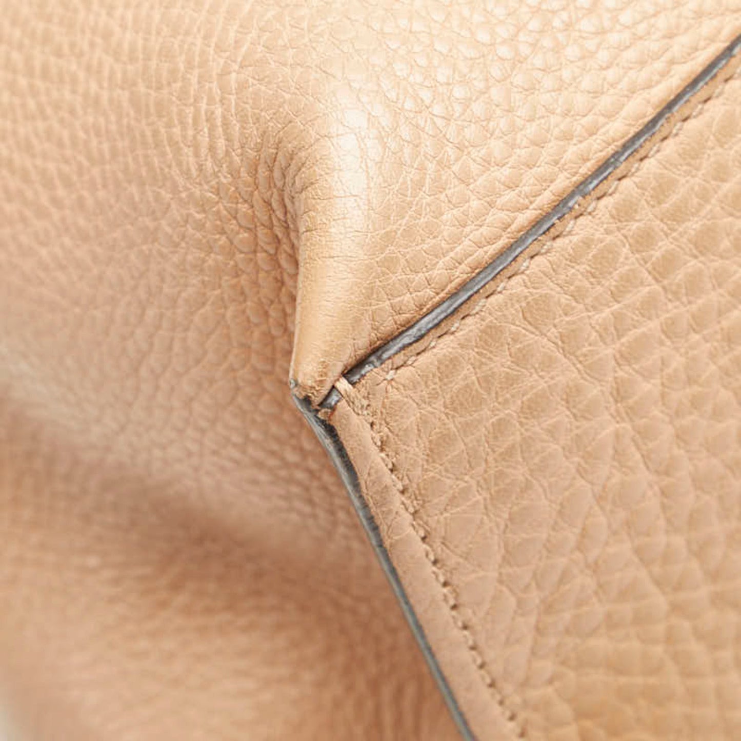 Gucci Brown Leather Shoulder Bag Tote Bag ( )