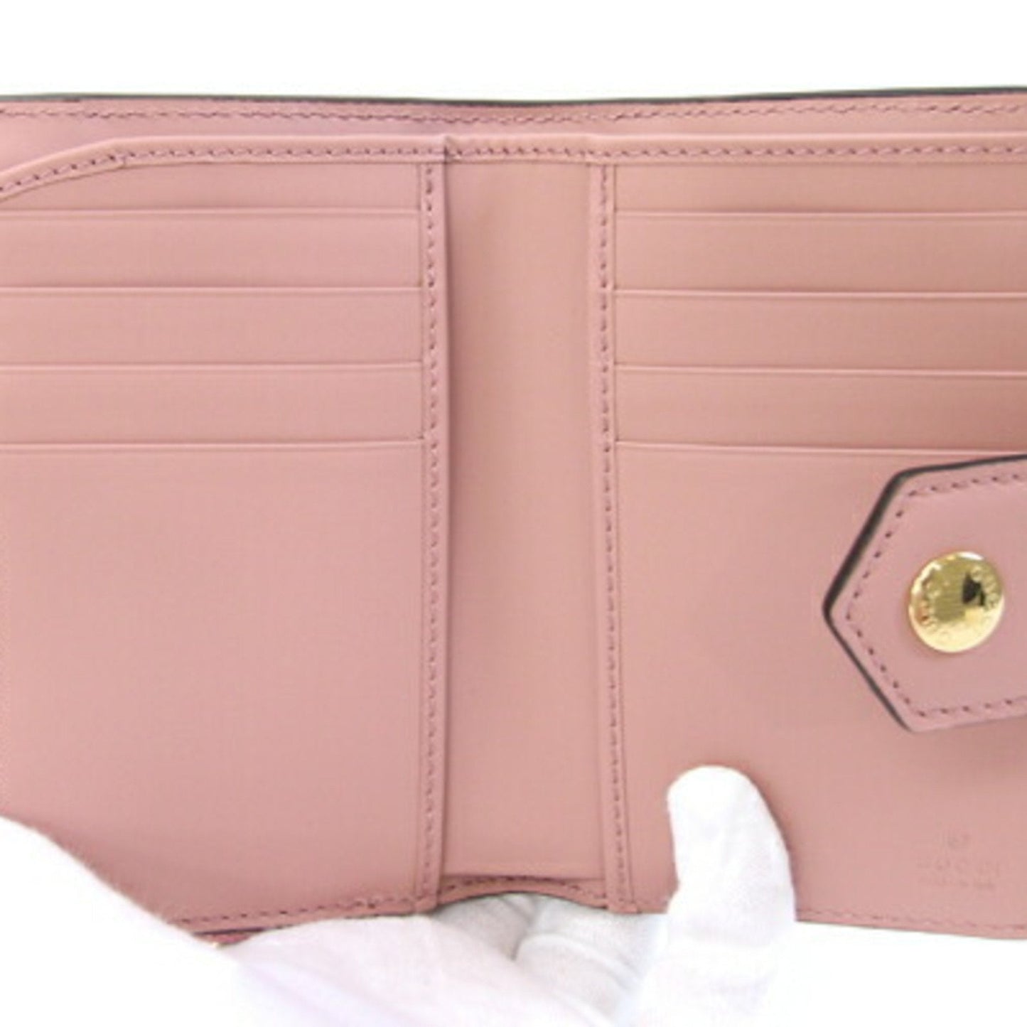 Gucci Pink Leather Wallet (Bi-Fold) ( )