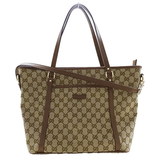 Gucci Brown Gg Canvas Handbag Shoulder Bag ( )