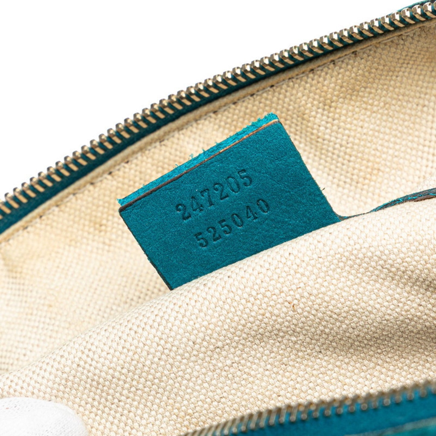 Gucci Beige Blue Gg Canvas Leather Handbag Shoulder Bag ( )