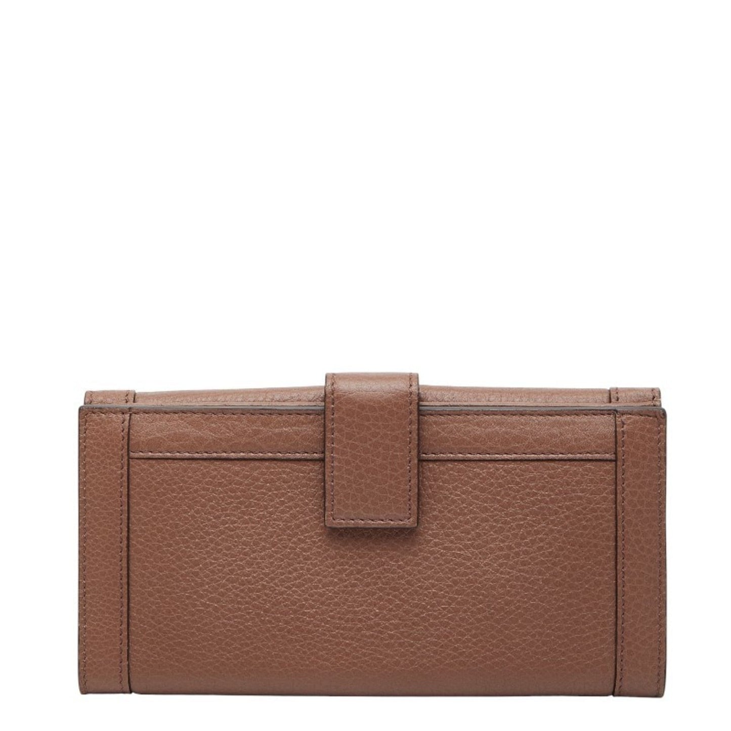 Gucci Brown Canvas Leather Long Wallet (Bi-Fold) ( )