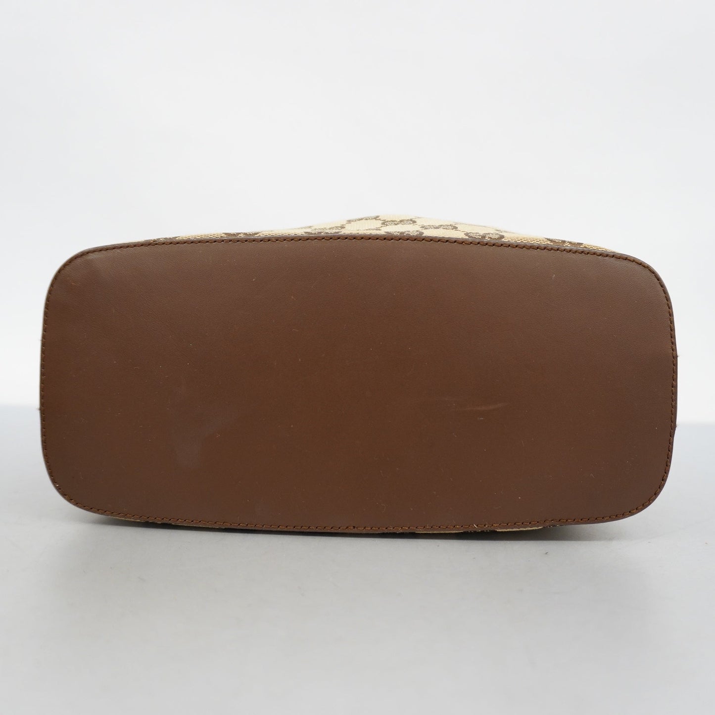 Gucci Leather Canvas Shoulder Bag