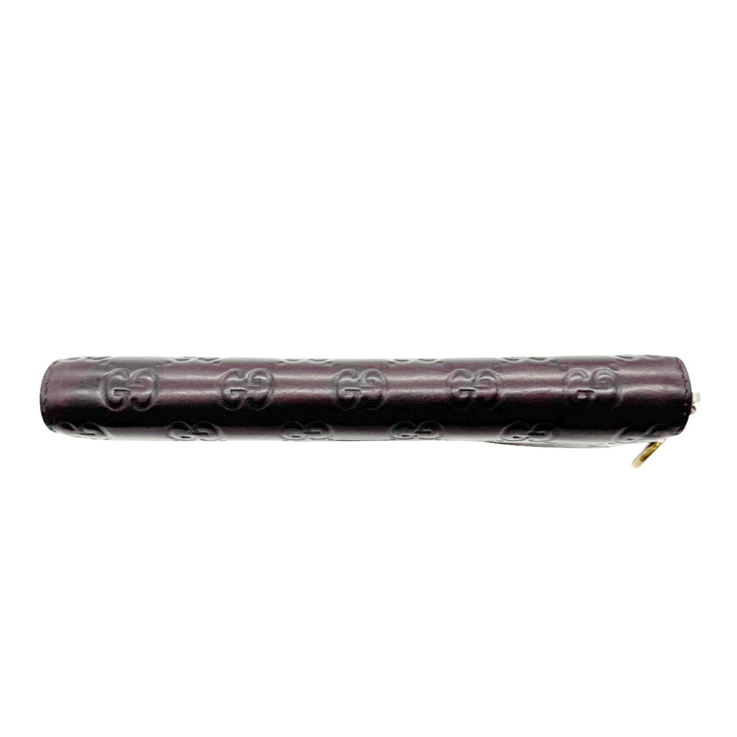 Gucci Brown Leather Long Wallet (Bi-Fold) ( )