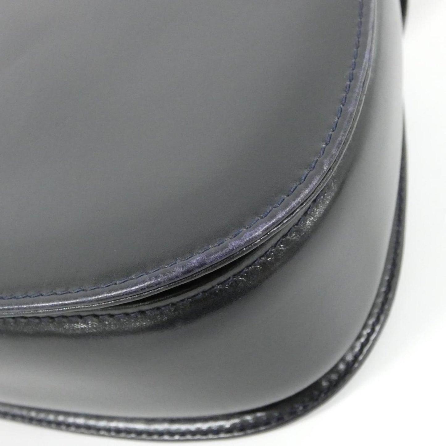 Gucci Navy Leather Handbag ( )