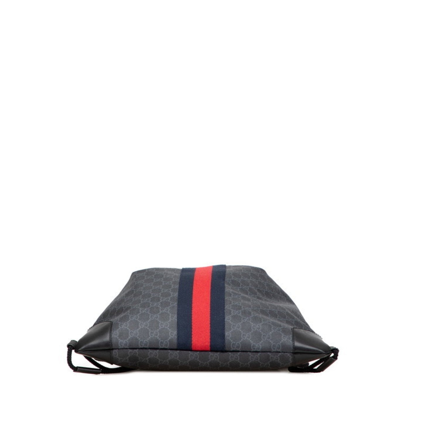 Gucci Black Gray Pvc Leather Backpack ( )