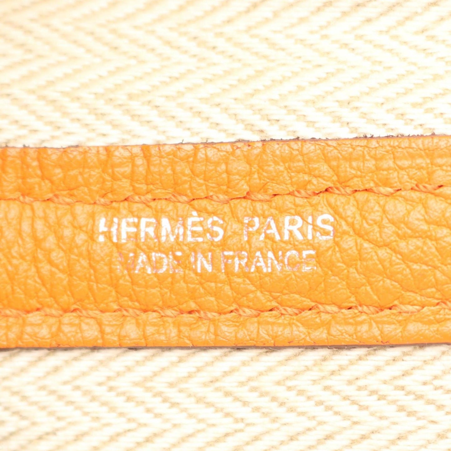Hermes Orange Negonda Leather Tote Bag ( )
