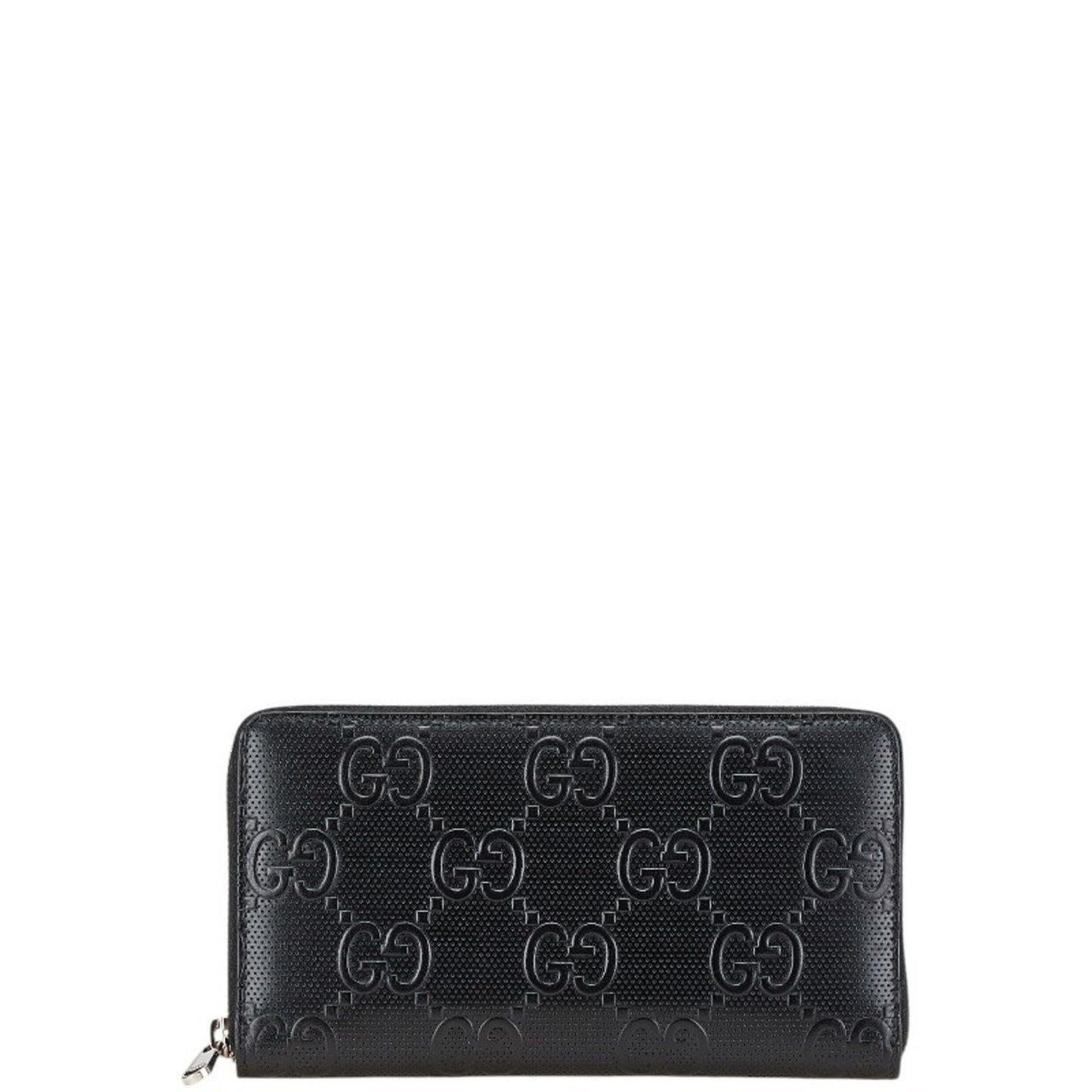 Gucci Black Leather Long Wallet (Bi-Fold) ( )