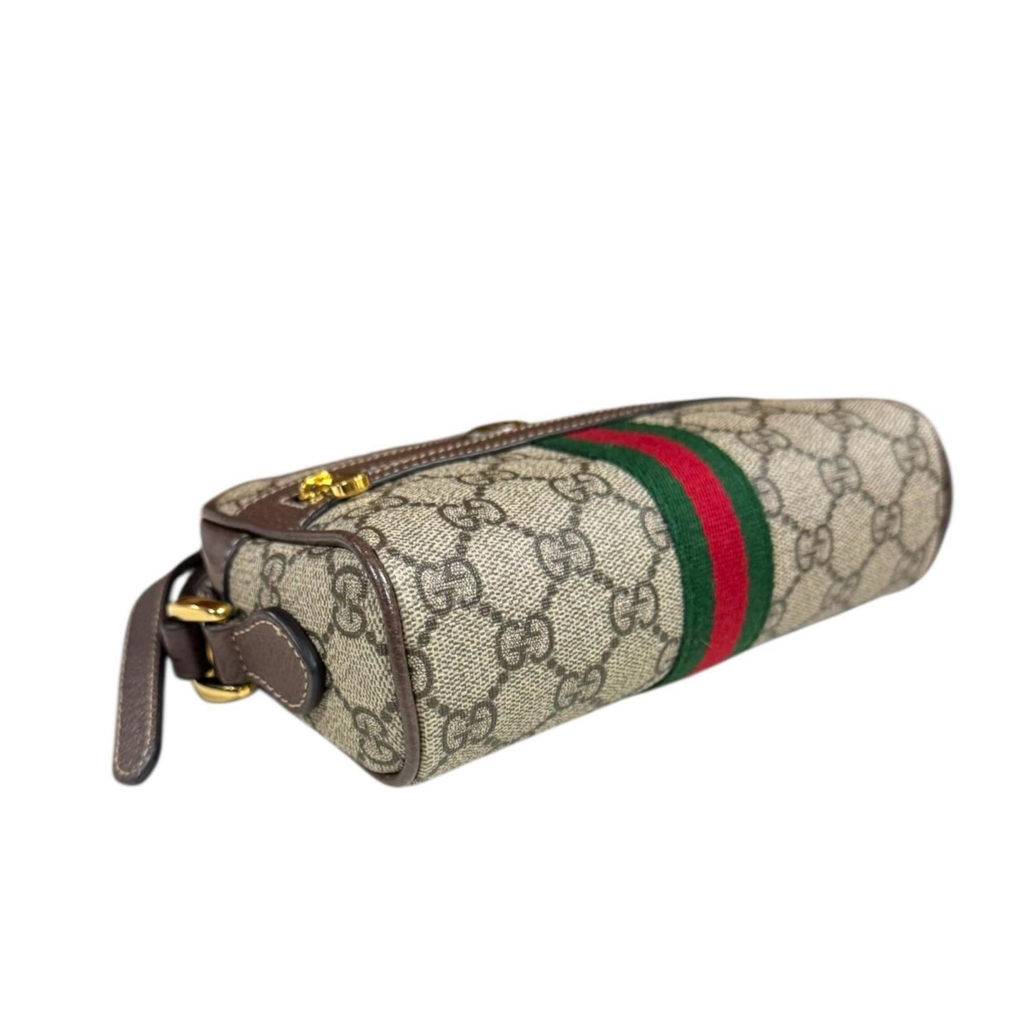 Gucci Brown Gg Supreme Canvas Shoulder Bag ( )