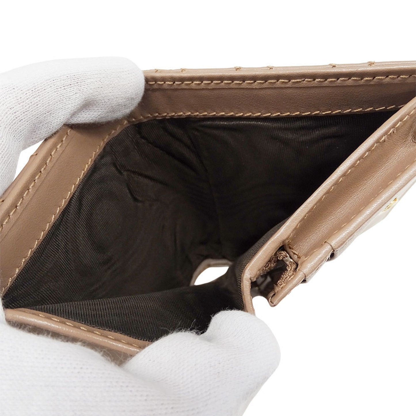 Gucci Pink Beige Leather Wallet (Bi-Fold) ( )