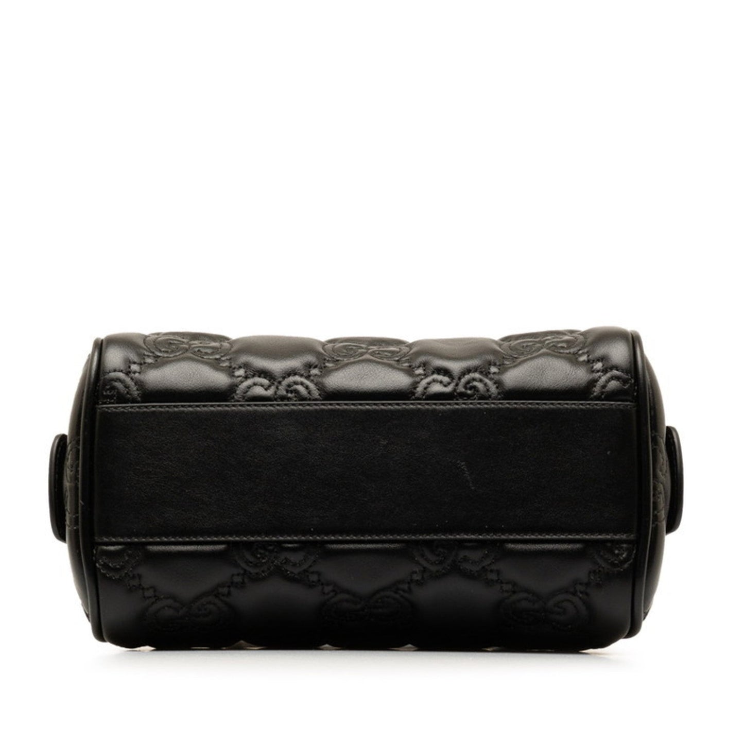 Gucci Black Leather Handbag Shoulder Bag ( )