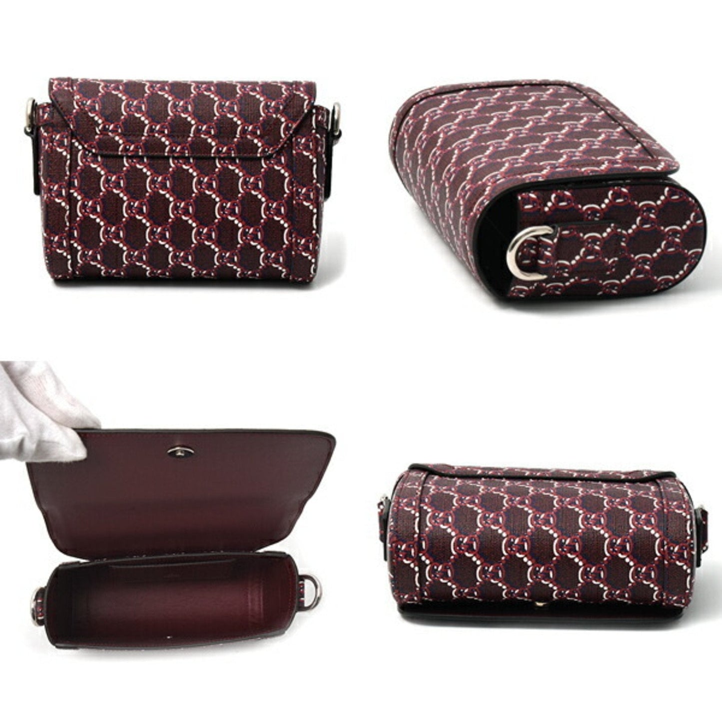 Gucci Red Color Pvc Shoulder Bag ( )