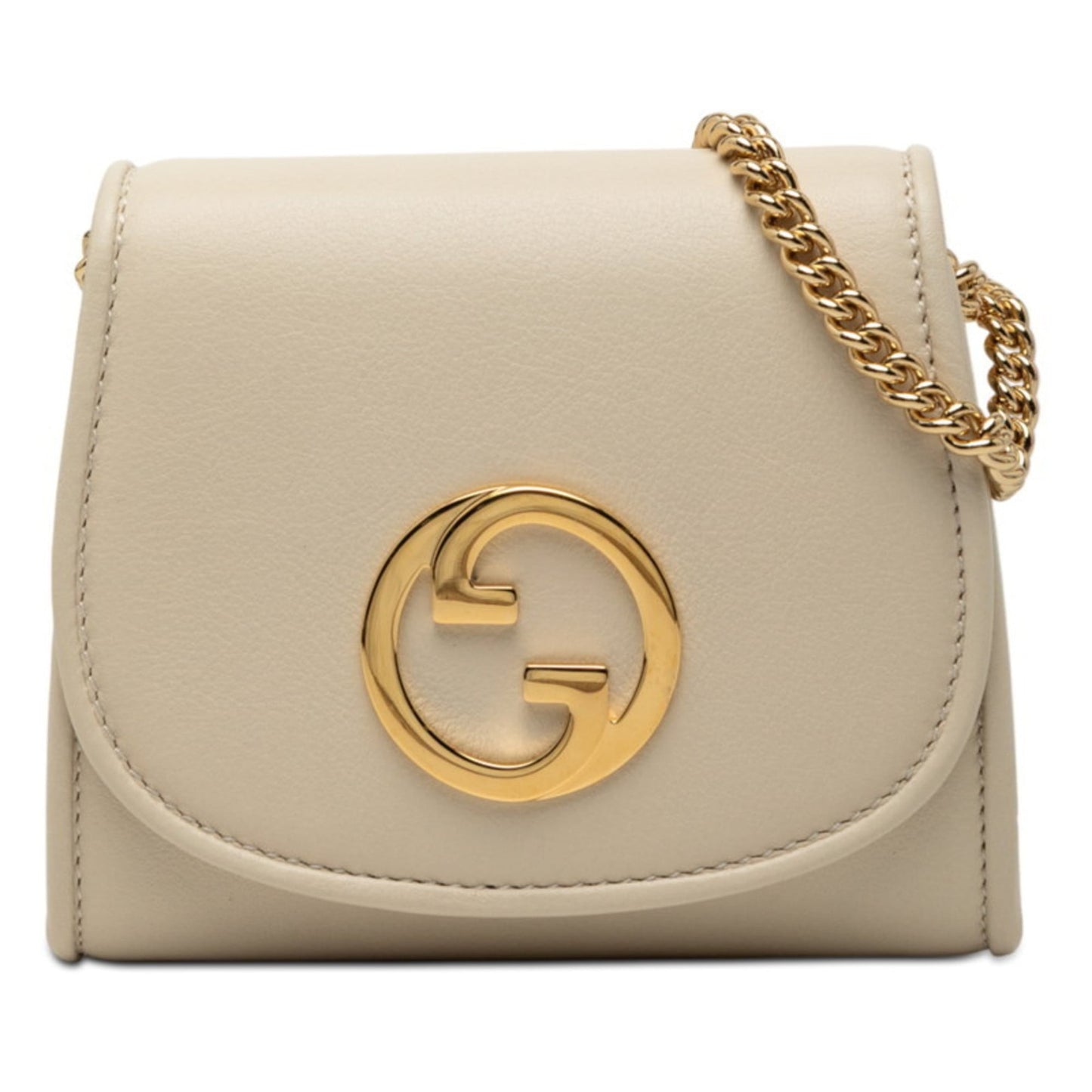 Gucci Ivory White Leather Shoulder Bag ( )