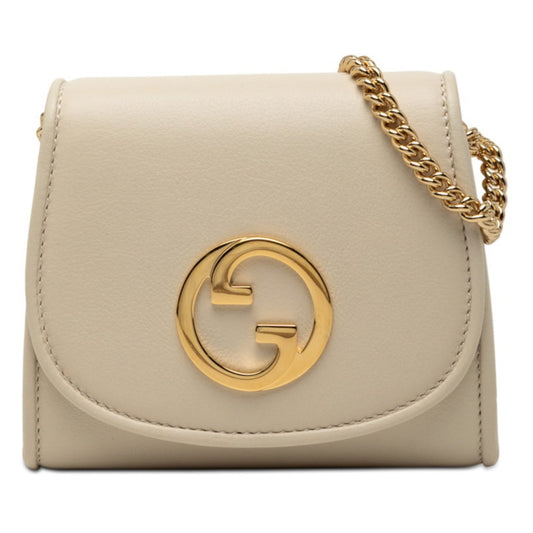 Gucci Ivory White Leather Shoulder Bag ( )