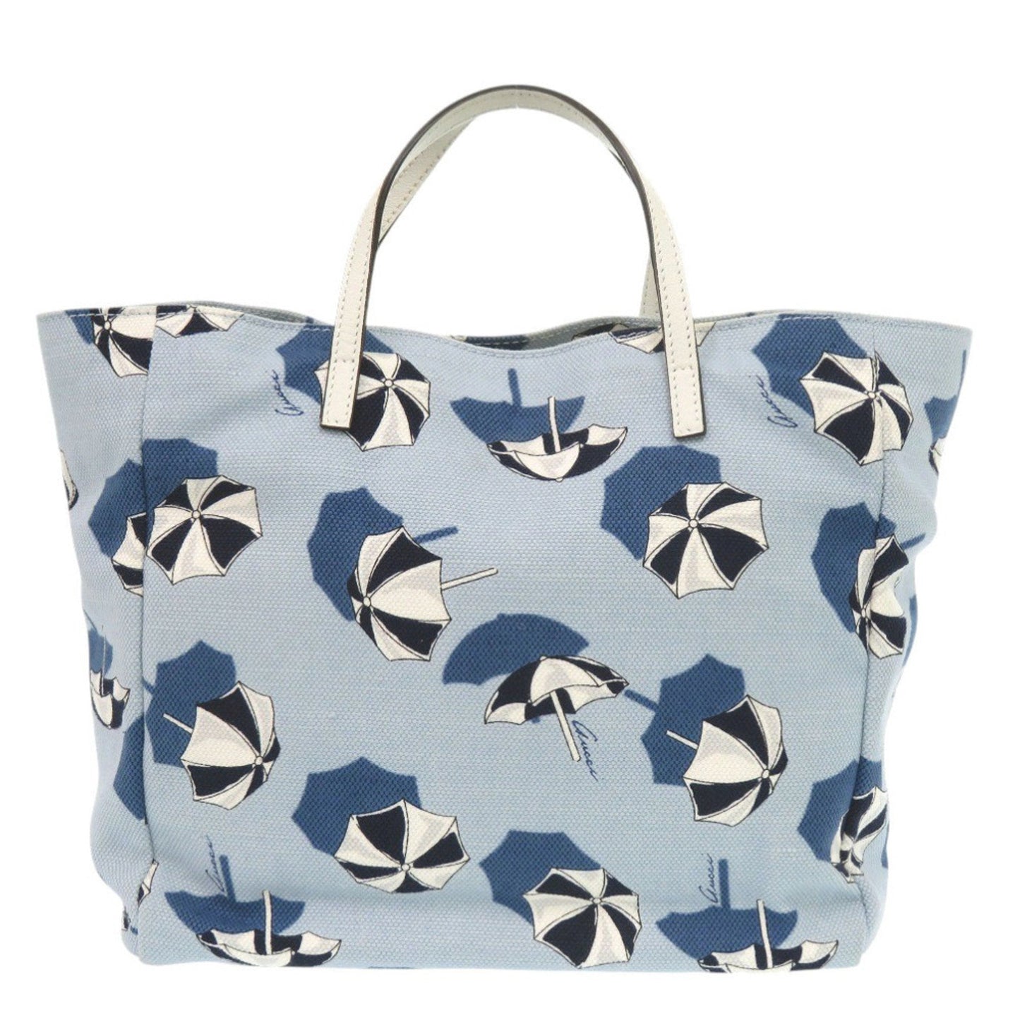 Gucci Blue Canvas Tote Bag ( )