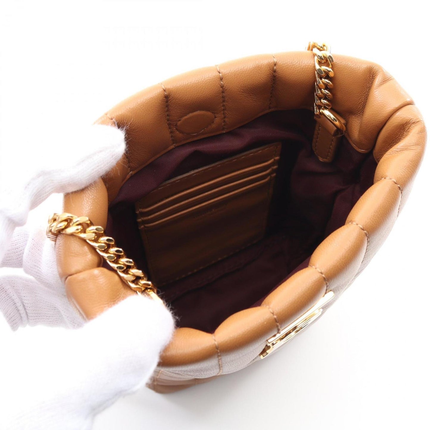Burberry Brown Leather Shoulder Bag ( )