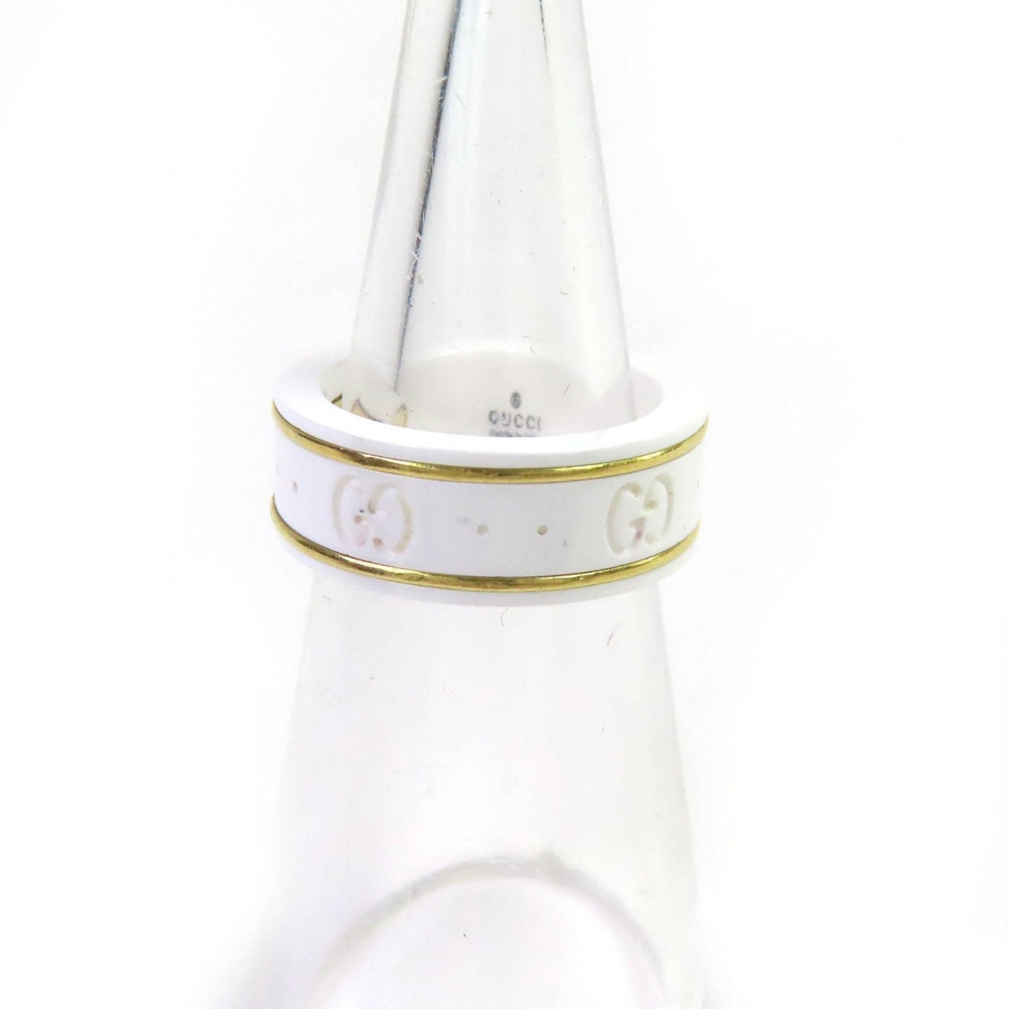 Gucci White Ceramic Band Ring ( )