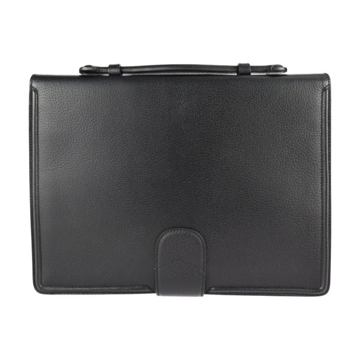Gucci Black Leather Clutch Bag Handbag Tote Bag ( )
