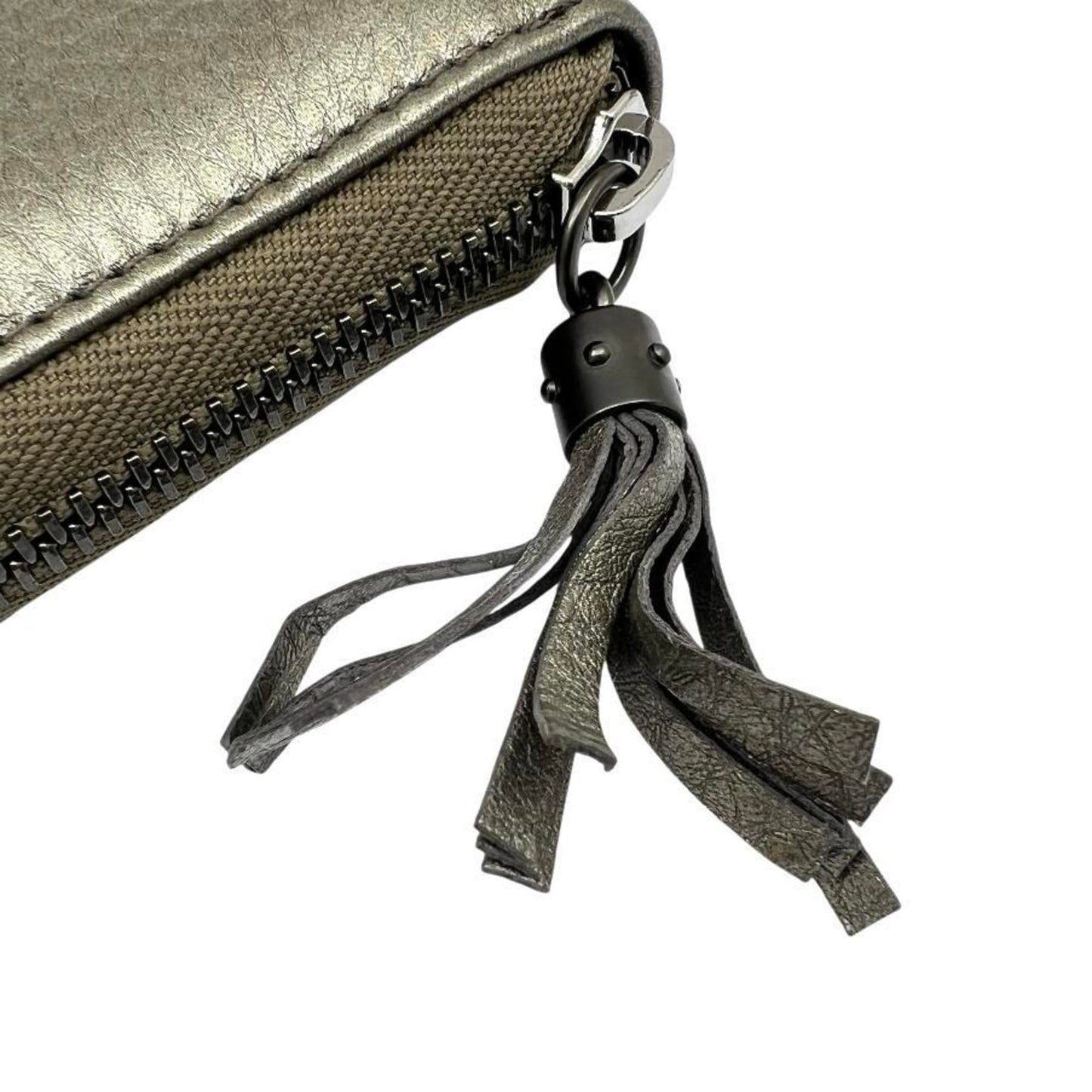Gucci Metallic Gold Leather Long Wallet (Bi-Fold) ( )