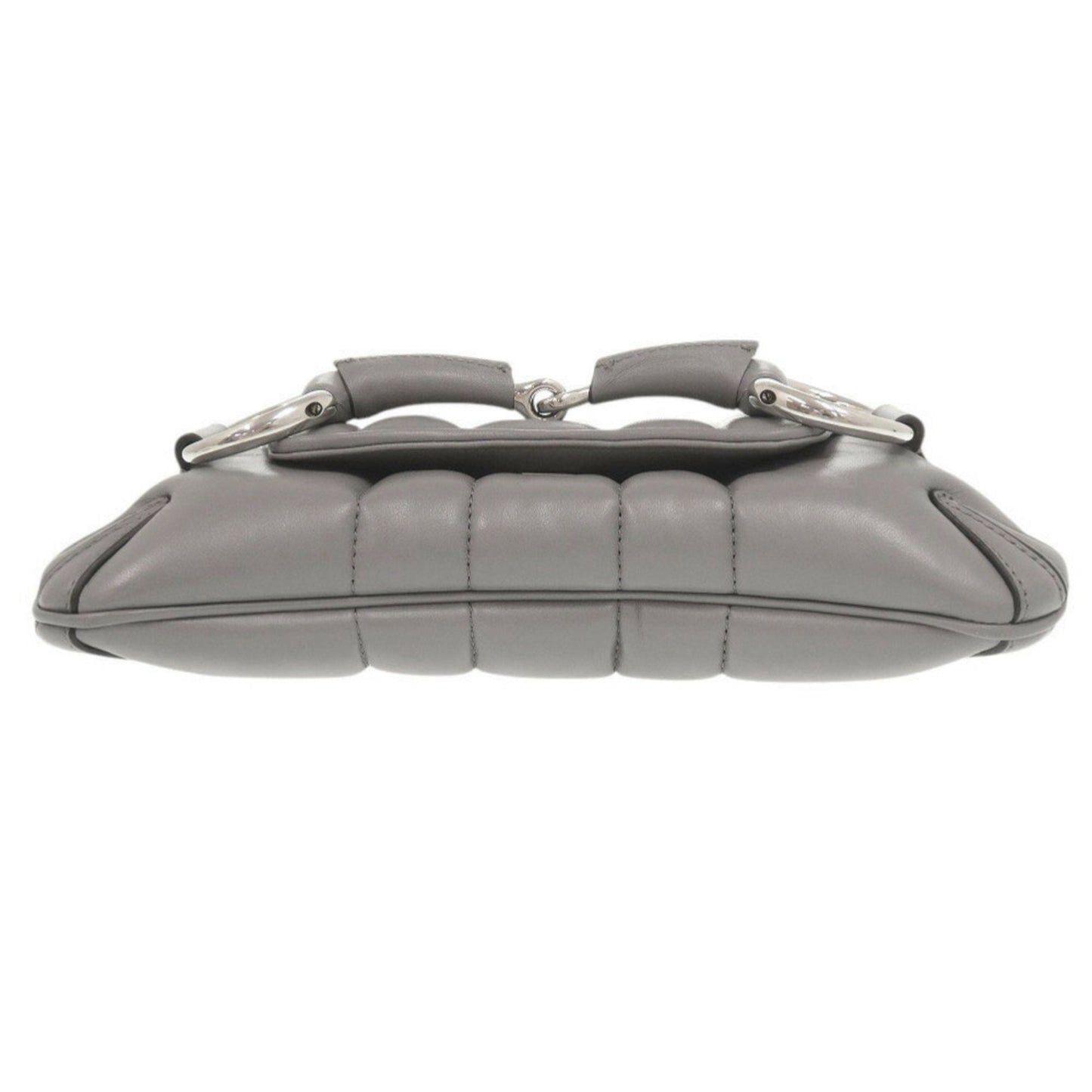 Gucci Gray Leather Shoulder Bag ( )