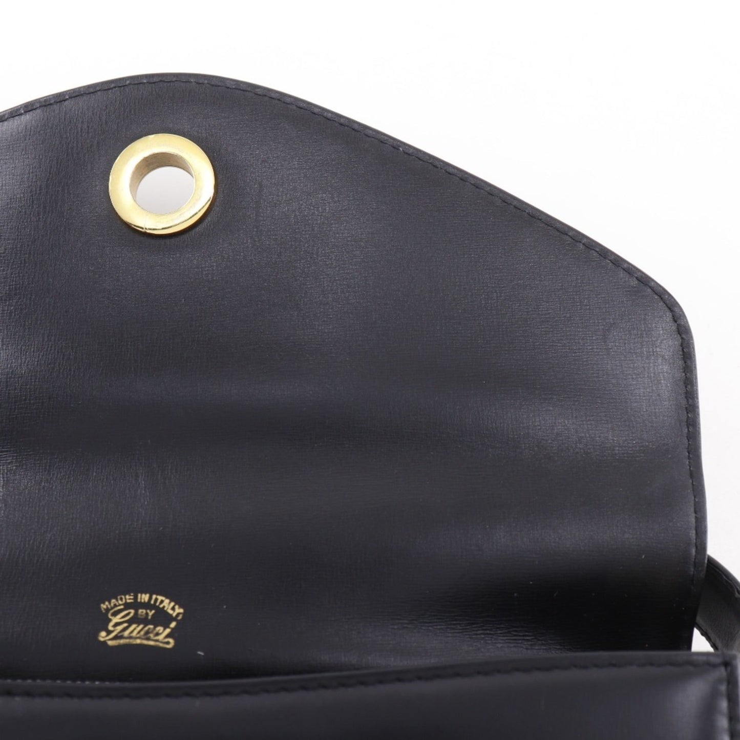 Gucci Black Leather Shoulder Bag ( )