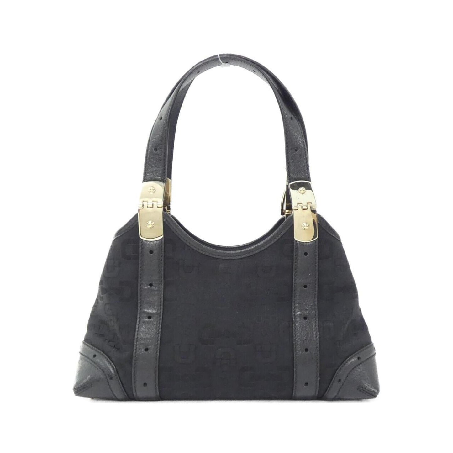 Gucci Black Canvas Shoulder Bag ( )