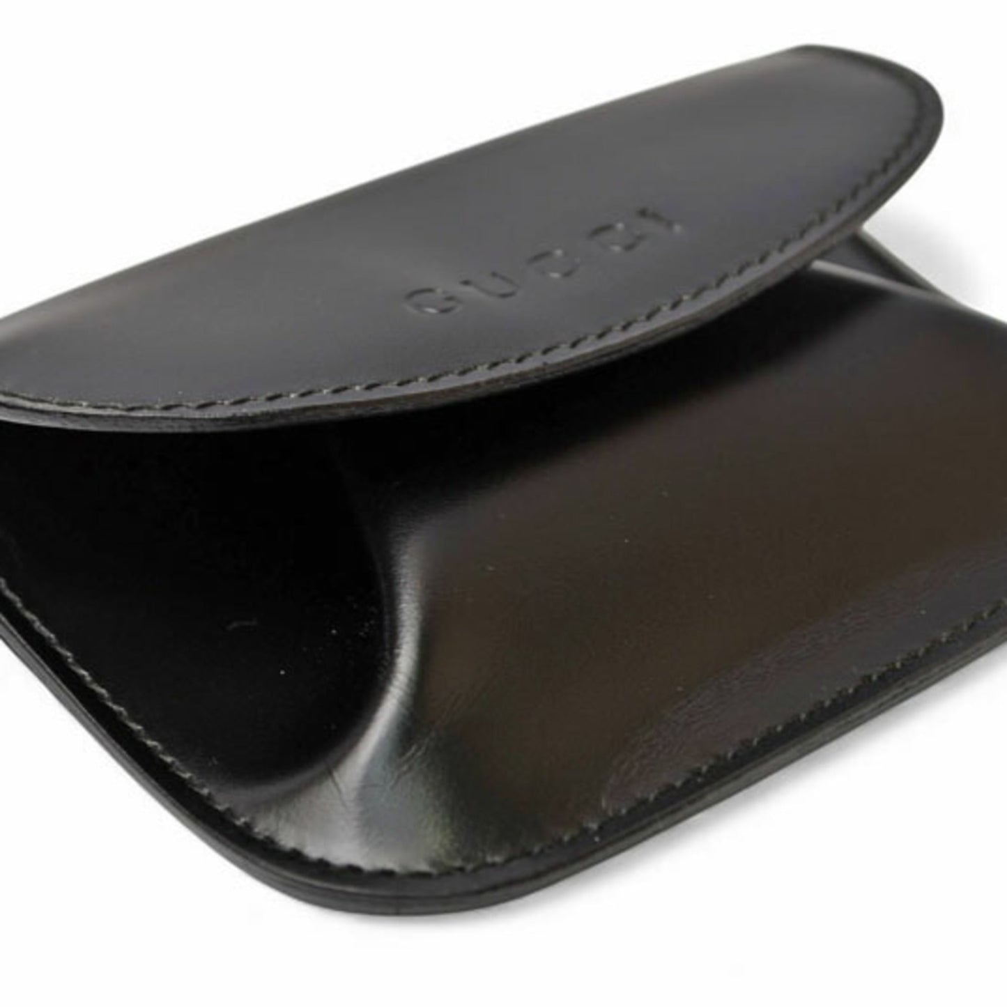 Gucci Black Leather Coin Purse/Coin Case ( )