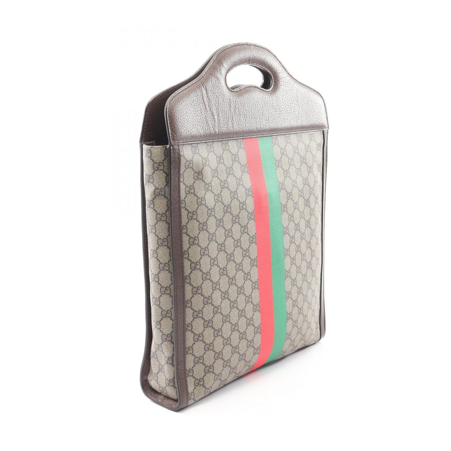 Gucci Beige Brown Multi-Color Gg Supreme Tote Bag ( )