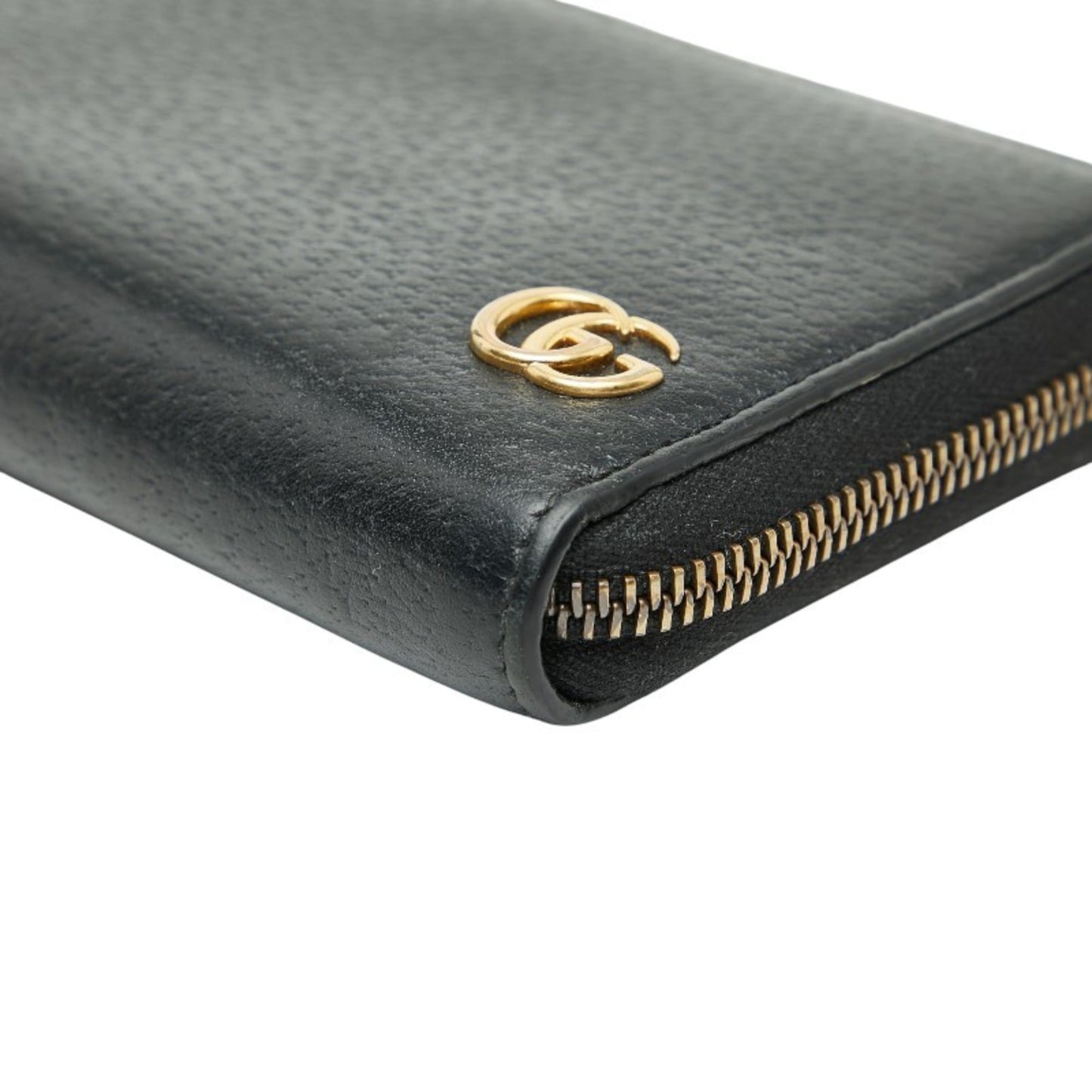Gucci Black Leather Long Wallet (Bi-Fold) ( )
