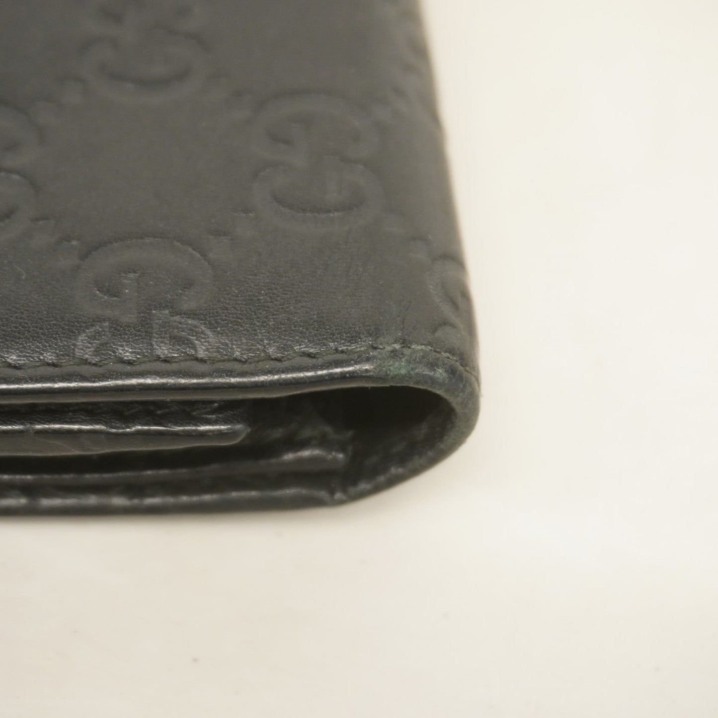 Gucci Black Leather Long Wallet (Bi-Fold) ( )