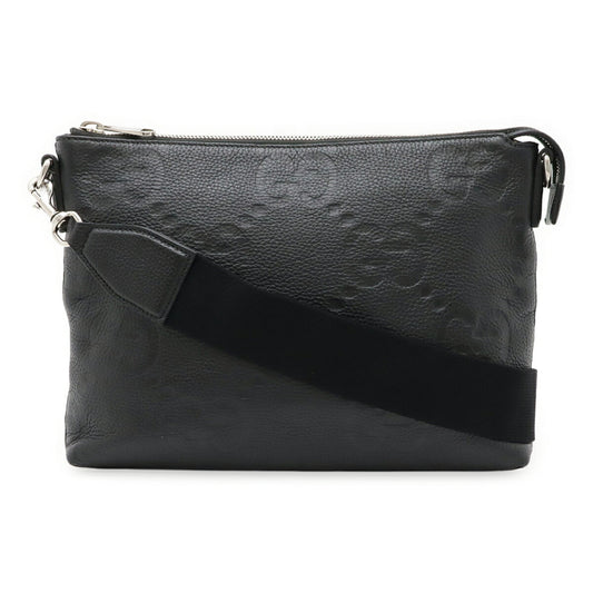 Gucci Black Leather Clutch Bag Shoulder Bag ( )