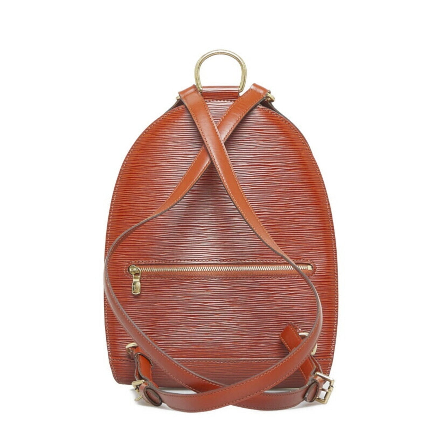 LOUIS VUITTON Epi Mabillon Backpack Kenya Brown Leather Women's