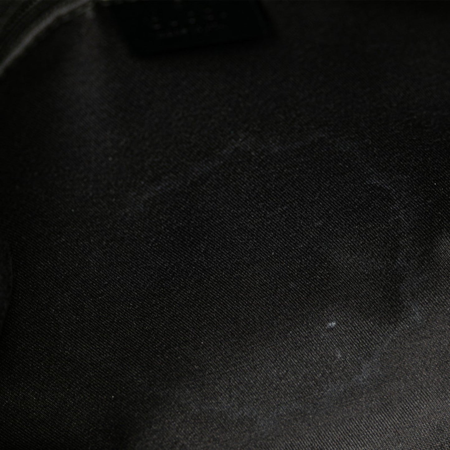 Gucci Beige Black Canvas Leather Shoulder Bag ( )