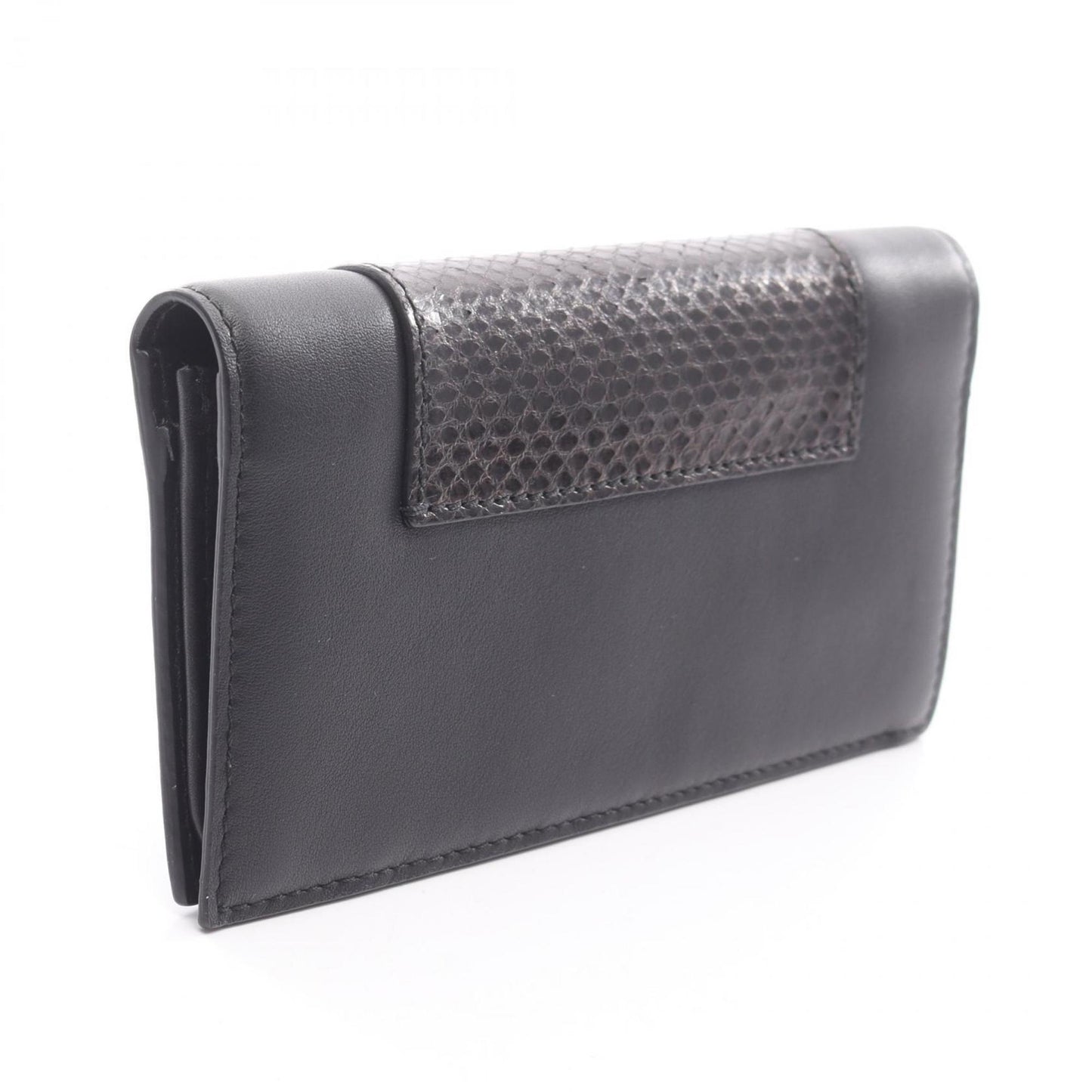 Gucci Black Leather Long Wallet (Bi-Fold) ( )