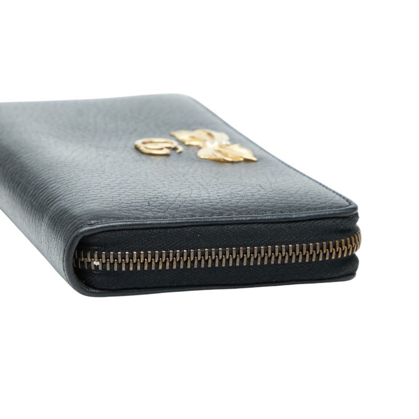 Gucci Black Leather Long Wallet (Bi-Fold) ( )
