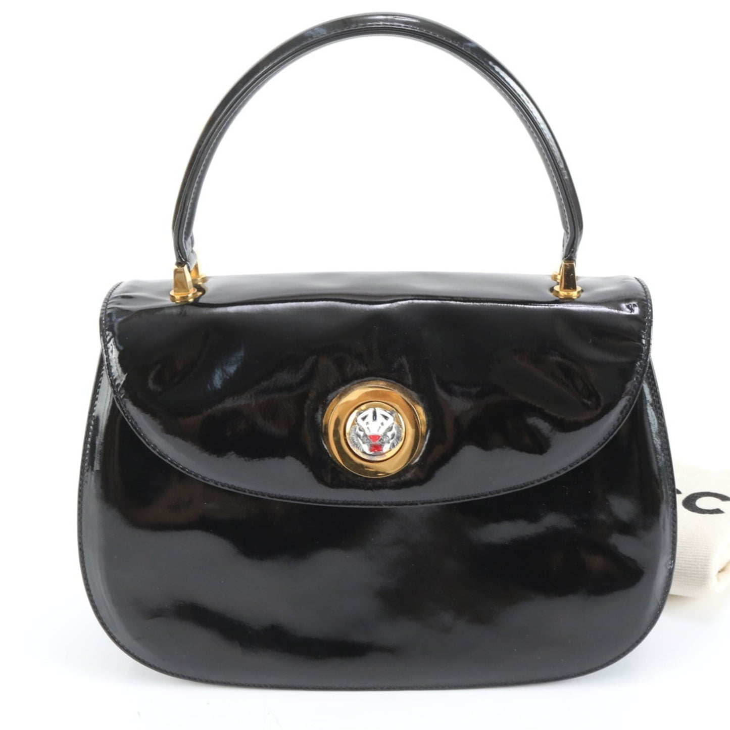 Gucci Black Leather Handbag ( )
