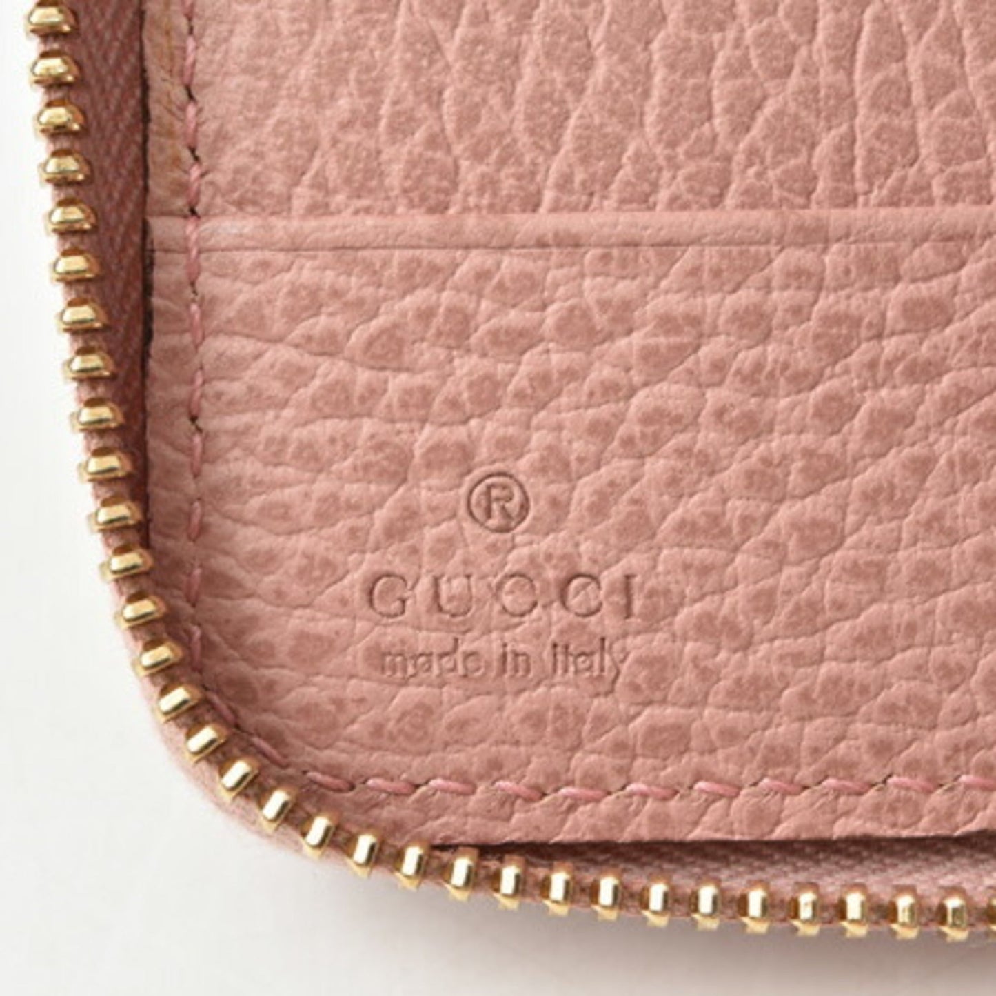 Gucci Light Pink Leather Wallet (Bi-Fold) ( )