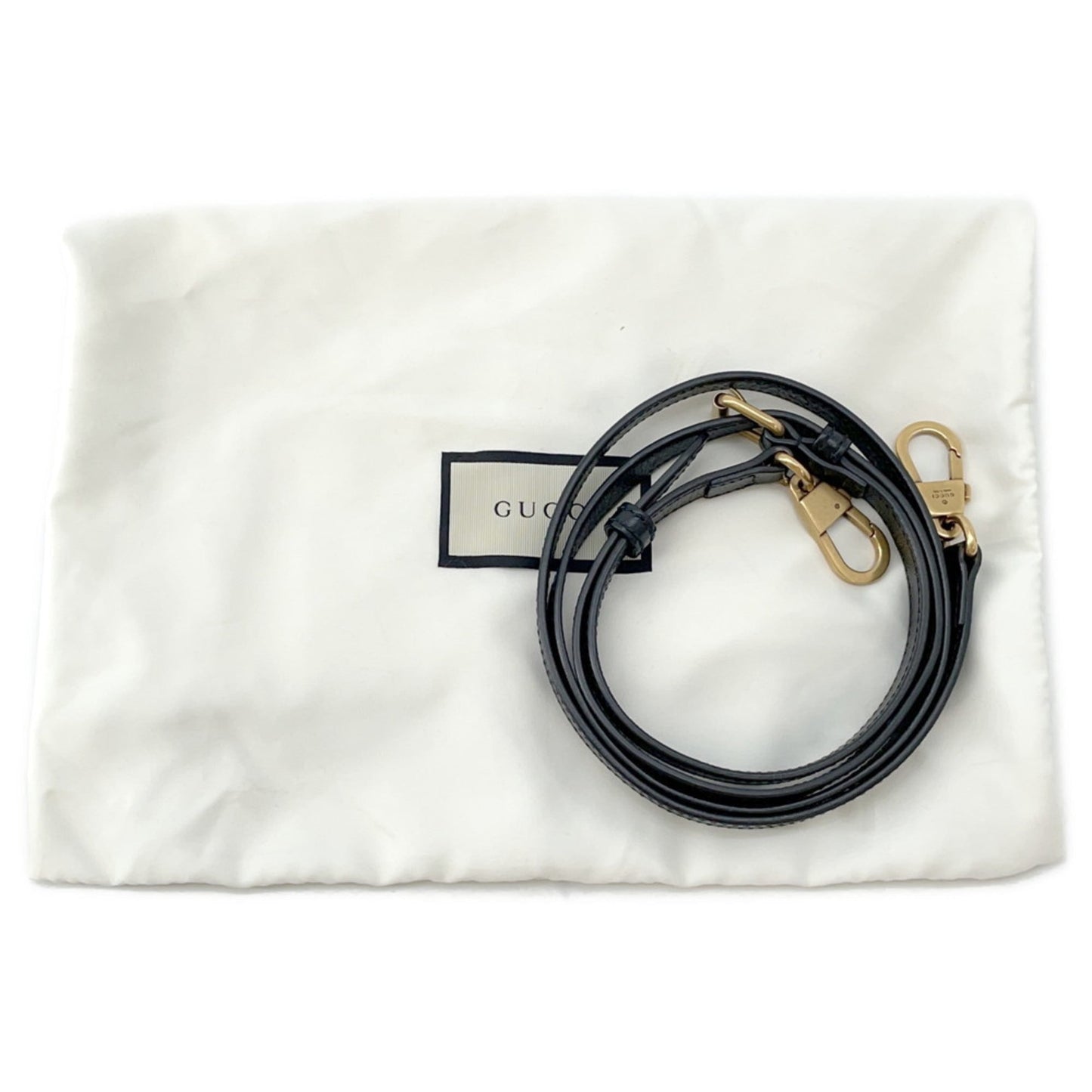 Gucci Black Leather Handbag Shoulder Bag ( )