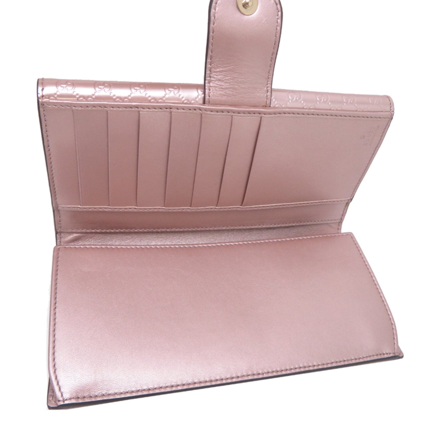 Gucci Microguccissima Pink Leather Long Wallet (Bi-Fold) ( )