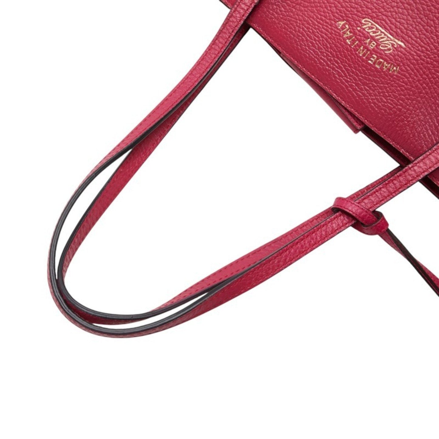 Gucci Pink Leather Shoulder Bag Tote Bag ( )