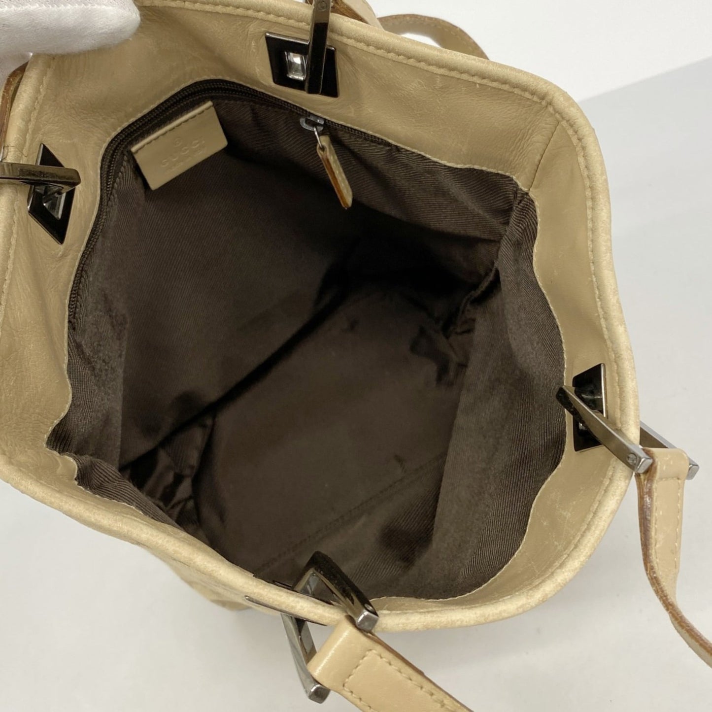 Gucci Beige Canvas Tote Bag ( )