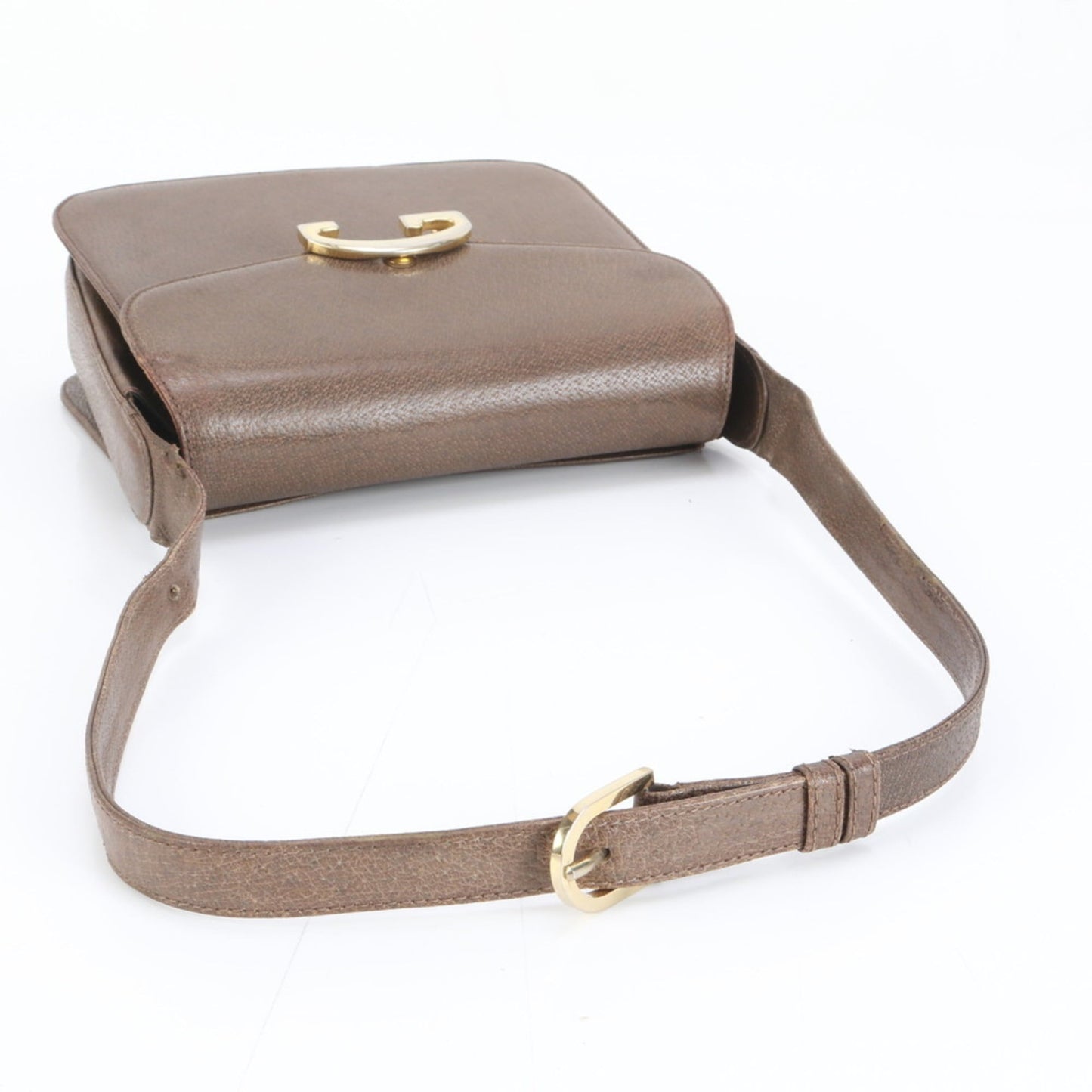 Gucci Brown Leather Shoulder Bag ( )