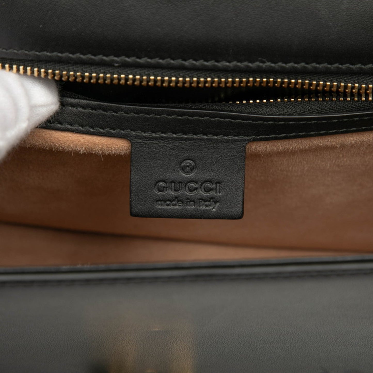 Gucci Multi-Color White Leather Shoulder Bag ( )