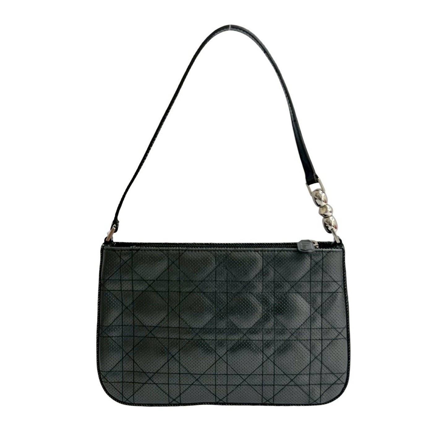 Christian Dior Black Leather Shoulder Bag ()