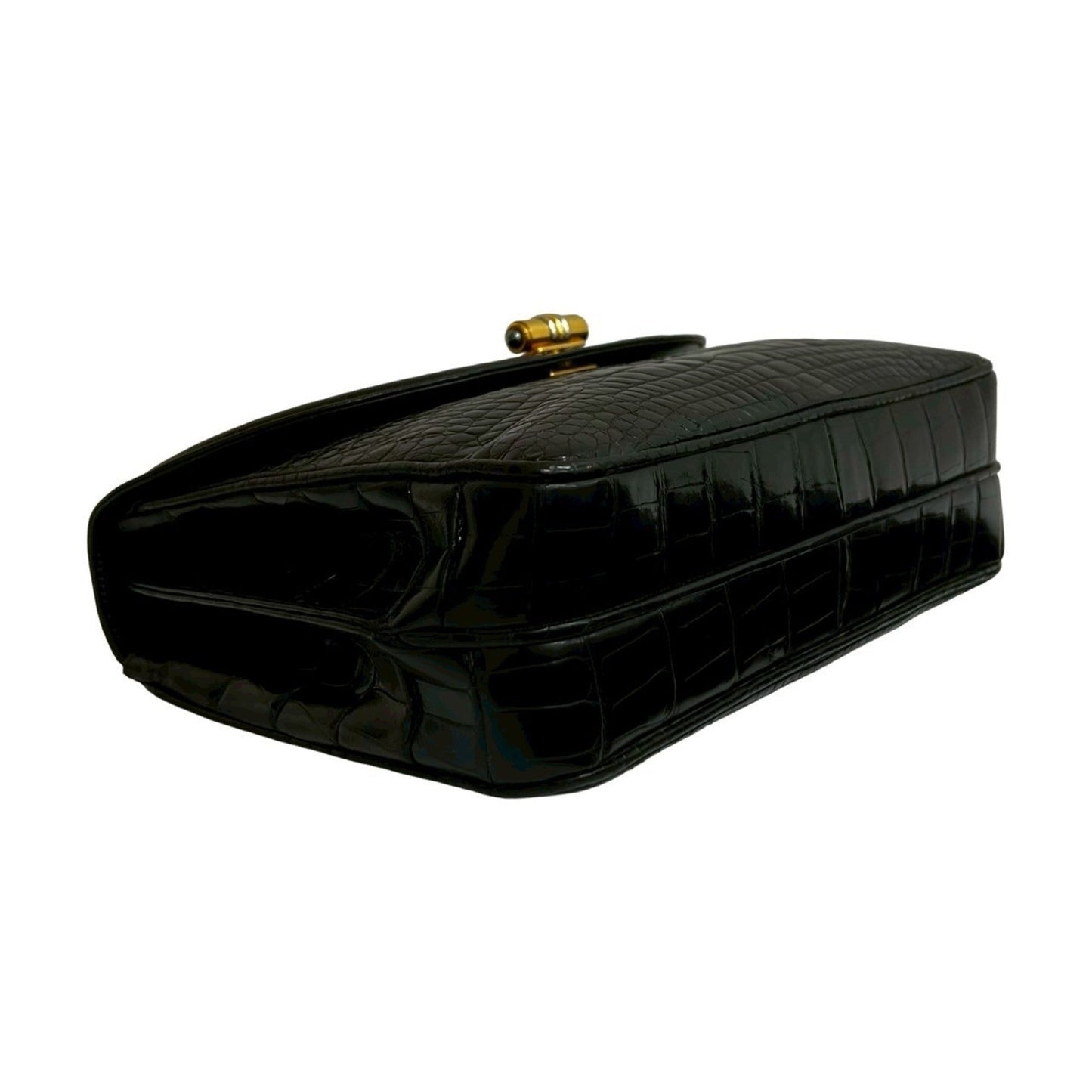 Gucci Black Leather Handbag ( )