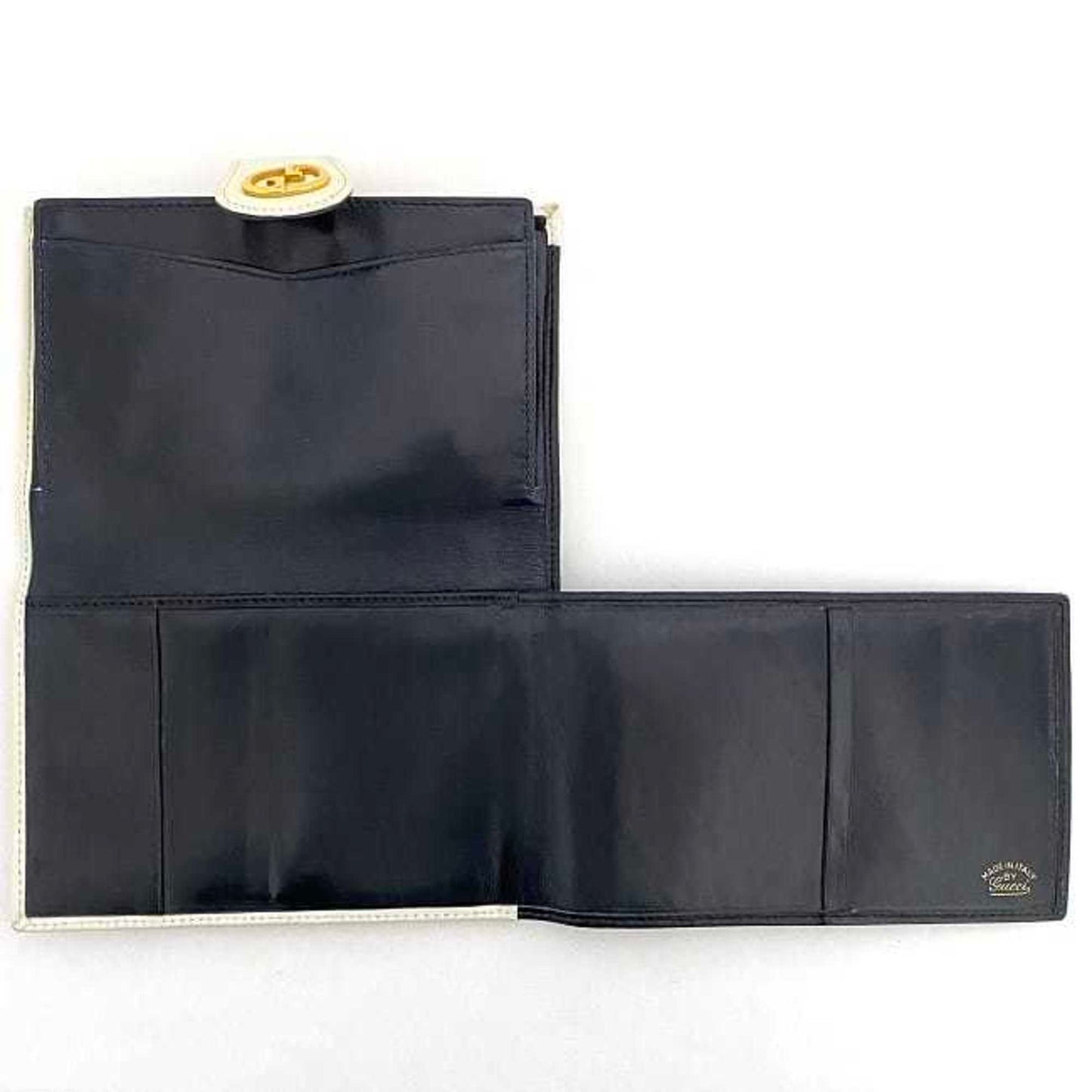Gucci White Leather Wallet (Bi-Fold) ( )