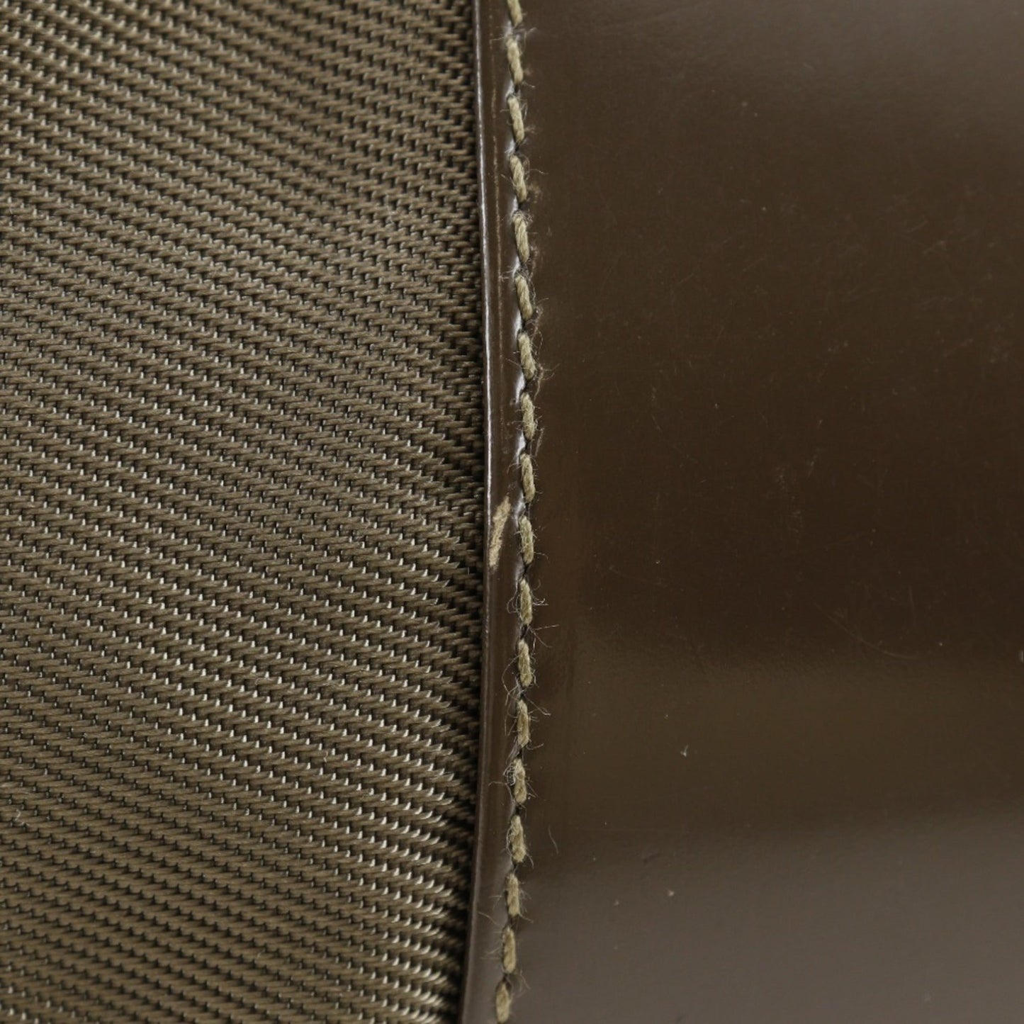 Gucci Khaki Nylon Canvas Shoulder Bag ( )