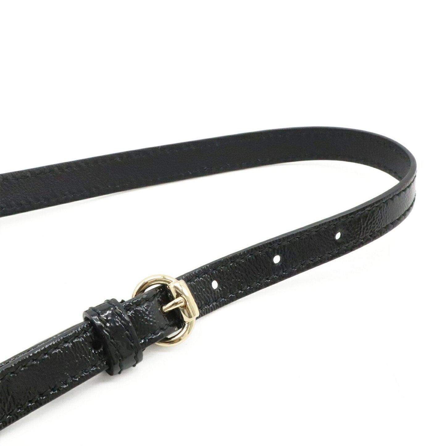 Gucci Black Leather Pochette Shoulder Bag ( )