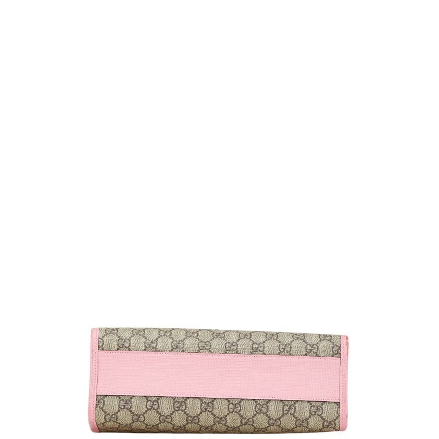 Gucci Beige Multi-Color Pink Pvc Leather Handbag Tote Bag ( )